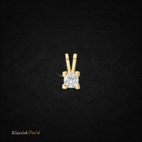 14 kt. Eternity diamant vedhng 0,30ct. 4/Grab