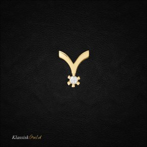 8 kt. Eternity diamant vedhng 0,05ct. 6/Grab