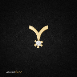 14 kt. Eternity diamant vedh�ng 0,15ct. 6/Grab
