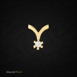 14 kt. Eternity diamant vedh�ng 0,25ct. 6/Grab