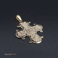 14 kt. Guld Dagmarkors Fadervor 25mm