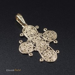 8 kt. Guld Dagmarkors De5 30mm