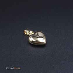 14 kt. Guldhjerte blankt 10x10mm