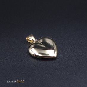 8 kt. Guldhjerte blankt 15x15mm