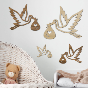 Baby deco Stork