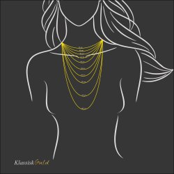 14 kt. Guldhalskde - Anker-facet - Trd:0,50 Bredde:1,4mm