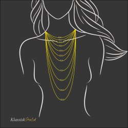 18 kt. Guldhalskde - Anker-rund - Trd:0,50 Bredde:2,0mm